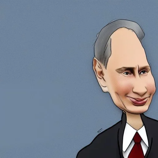 Vladimir Putin cartoon