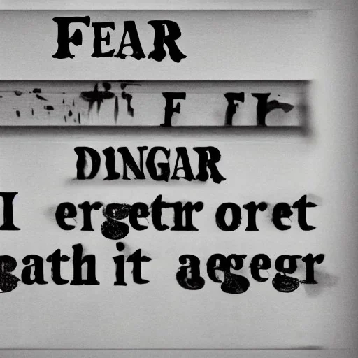 Fear, anger, death