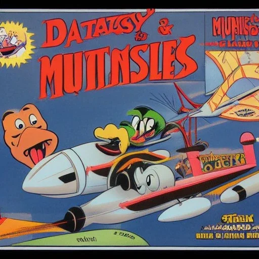 Dastardly and Muttley in their Flying Machines by Carl Barks