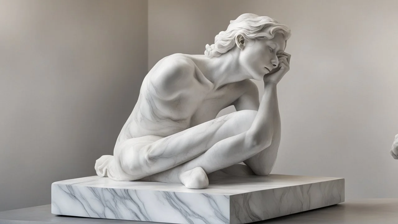 Marble sculpture by Michelandgelo