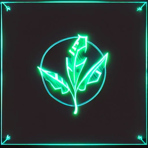 i want you to generate a logo for a new company named "SpiniLeaf" or Spinny Leaf. Something resembeling a spinning leaf, no words, HQ, digital art