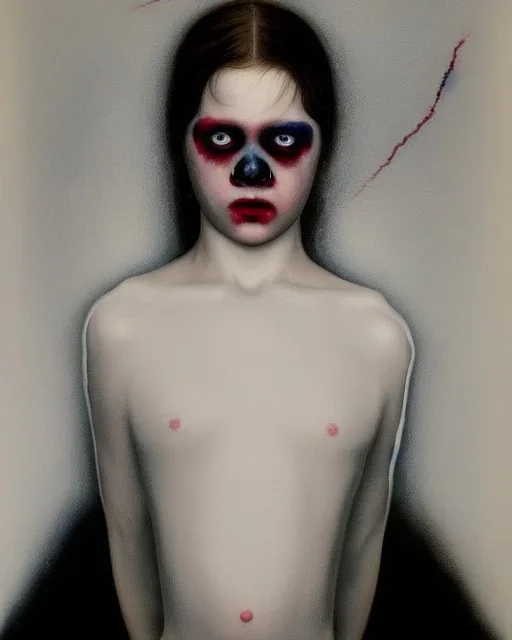 A Gottfried Helnwein painting