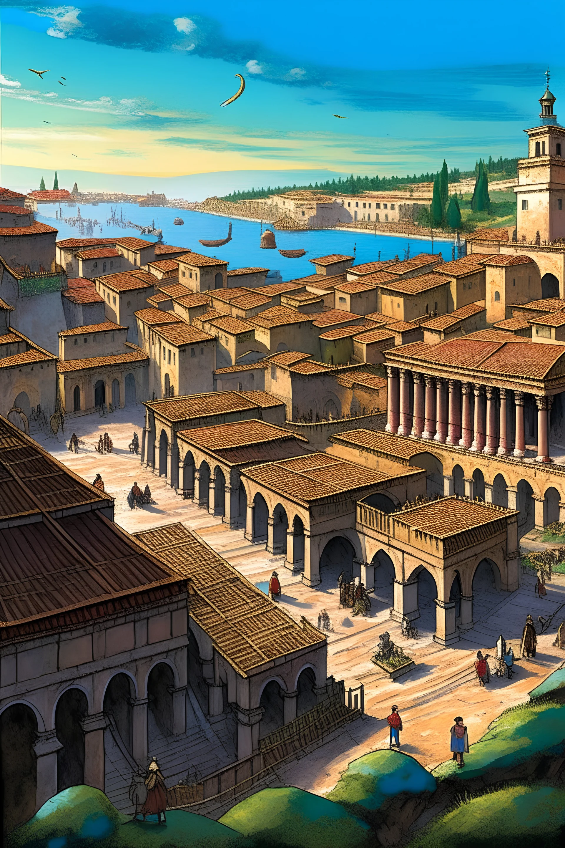 A late Roman city