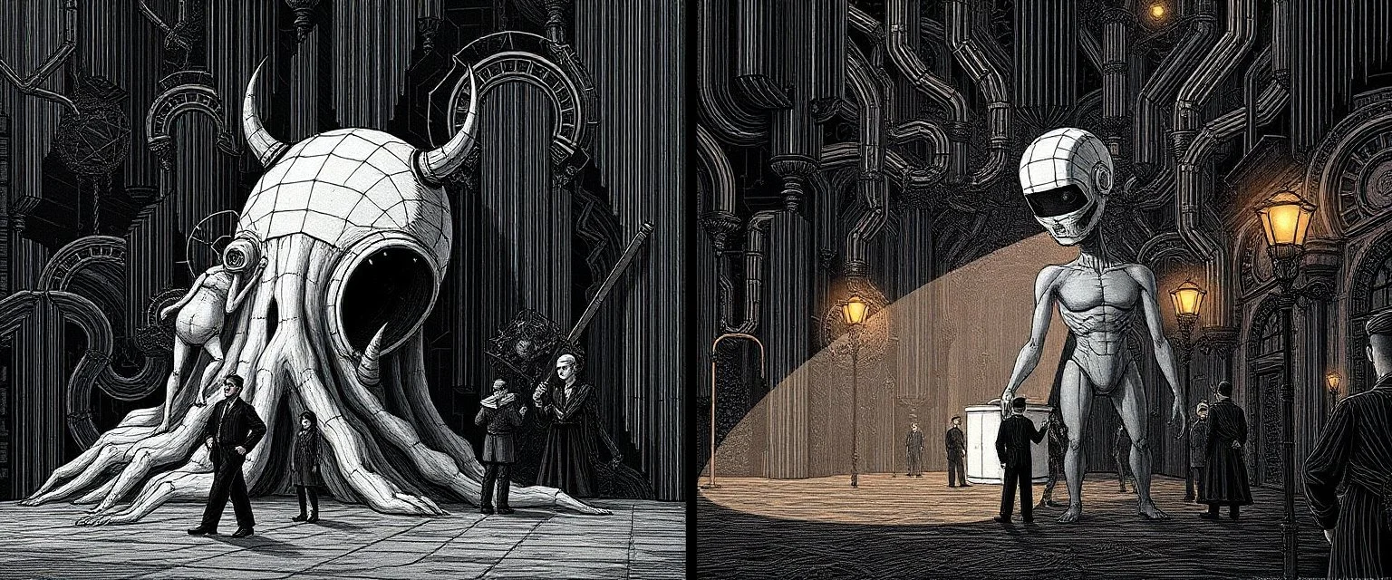 So which is more likely? Short-term: The "beastliness" scenario is more subtle and socially accepted, and it's happening incrementally. Most people don’t resist because it feels good and convenient. Medium/long-term: If left unchecked, that passivity and loss of autonomy could set the stage for an AI-powered inquisition — a system in which people no longer have the clarity or will to resist.