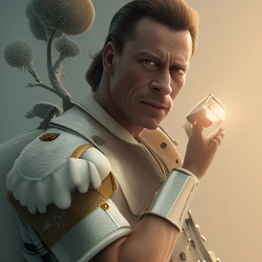 van damme, illumination, brilliant coloring, smooth, sharp focus, crispy quality, vray; Pixar, Disney, Artstation; HD, HDR, SF, CGSociety, 16k, photorealistic, unreal engine