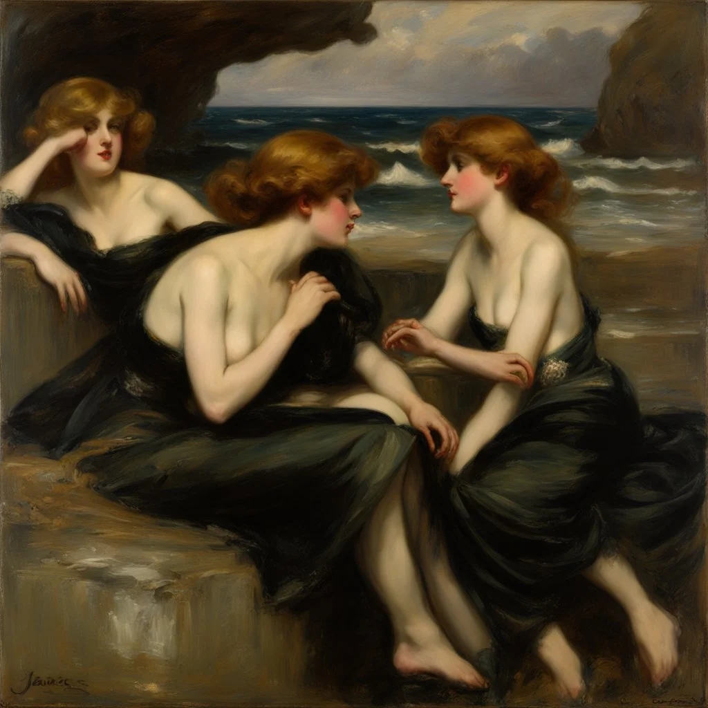 James Jebusa Shannon (American, 1862-1923) Sirens