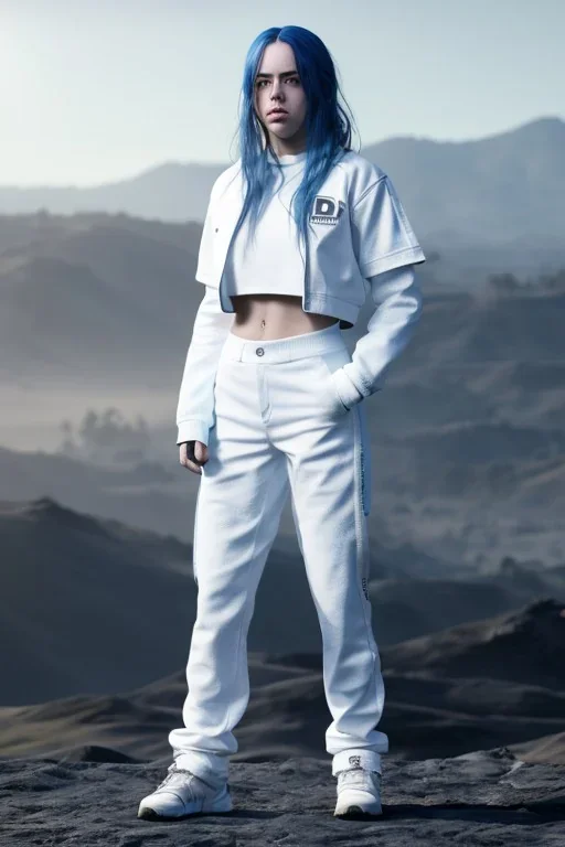 full body, billie eilish, hot, 8k, skin