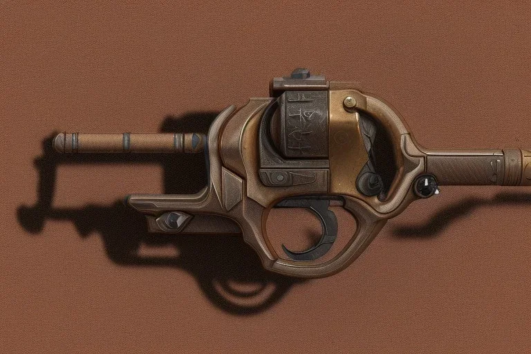 cowboy pistol close up