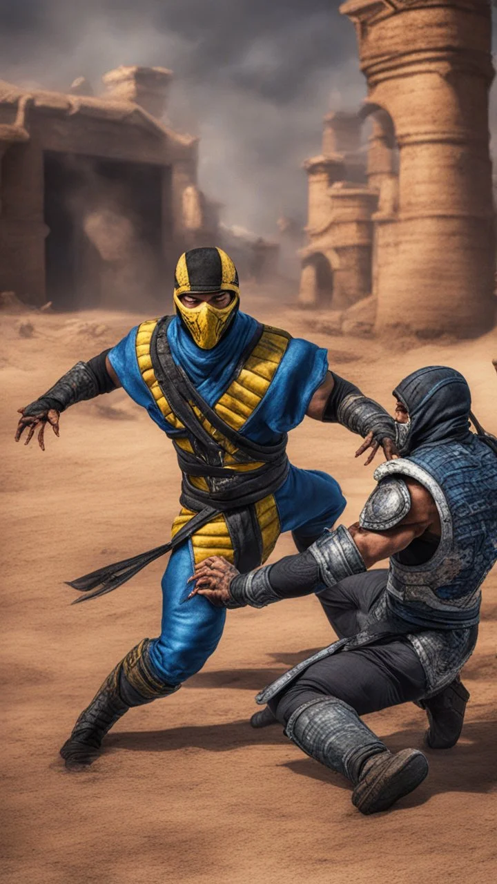 Scorpion against sub zero