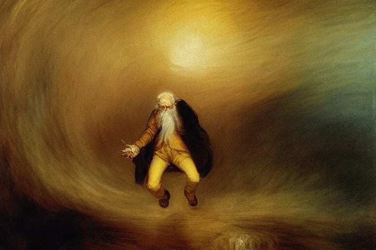 A wizard painted by William Turner