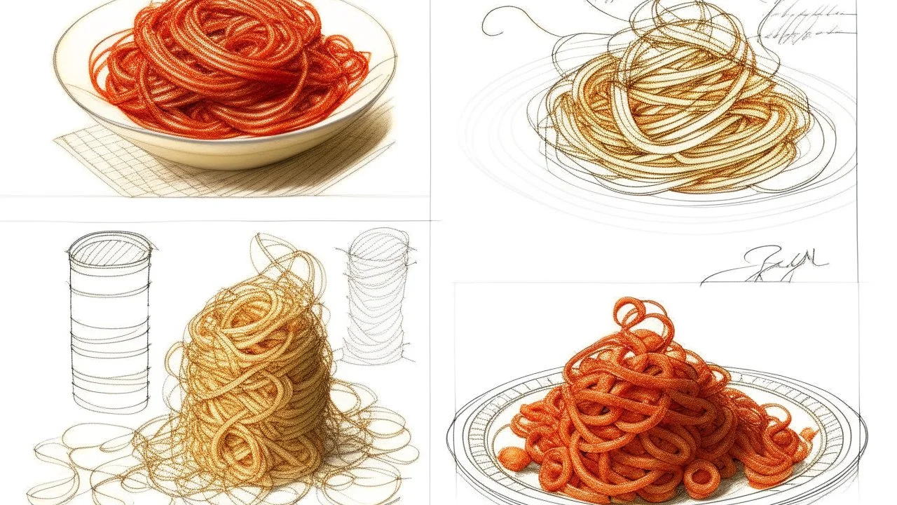 Analysis of Serpentini Pasta Concept Sketches