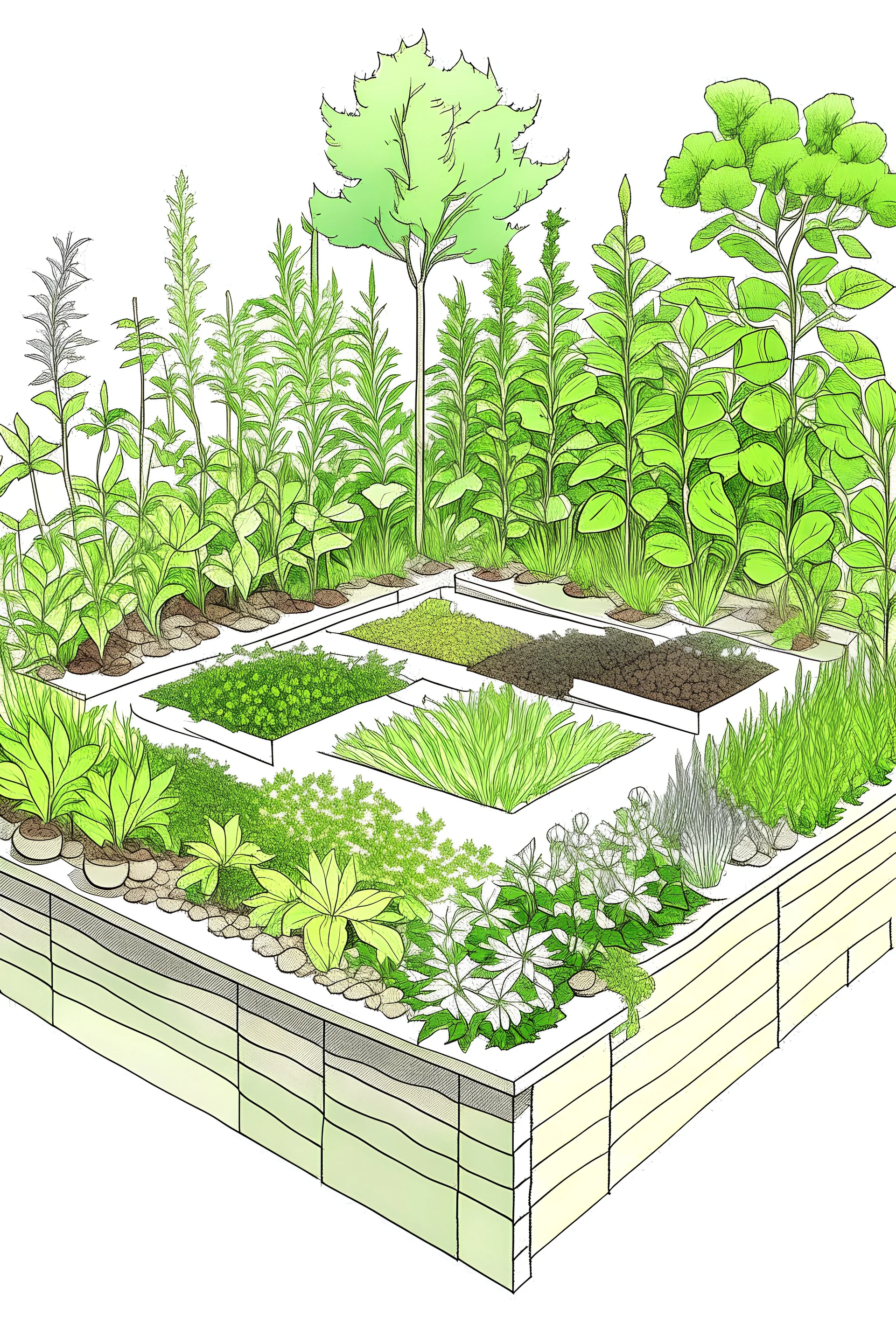 32,800+ Vegetable Garden Drawings Stock Photos, Pictures & Royalty-Free  Images - iStock