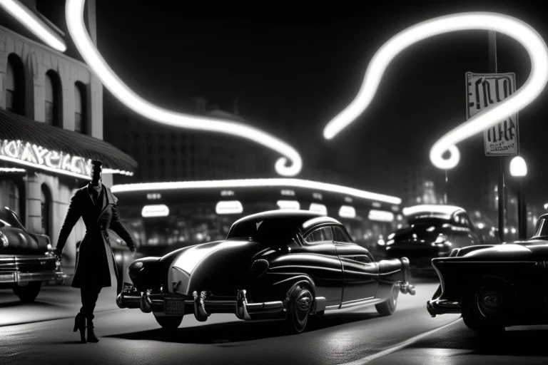 street photography: epic film noir; black and white photography, epic,cinematic,stunning,full-on;by artist "film noir";super hyperdetailed;masterpiece;award-winning professional photography;FX;octane render;dynamic lightning;really cool