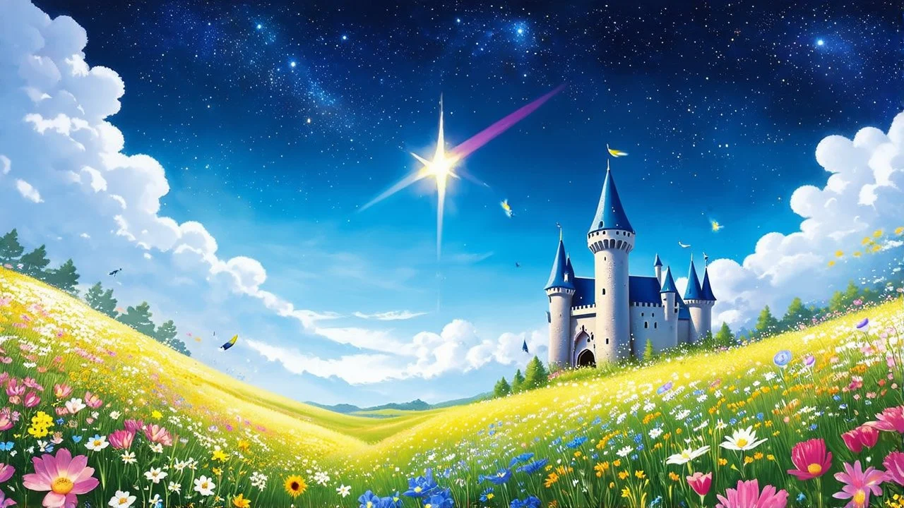 429. Dans son monde doux, l'enfant rêveur se perd, parmi les fleurs, les étoiles et le ciel clair. Son regard innocent, ses pensées envoûtées, dans un univers de beauté, à jamais émerveillé. Il imagine des châteaux dans les nuages, des lucioles jouant dans les prairies sauvages. Ses rêves sont comme des contes de fées, où chaque instant est un trésor à savourer. Son cœur pur bat au rythme de l'imagination, dans un océan de joie et de fascination. Car c'est dans ses rêves qu'il trouvera l'infini