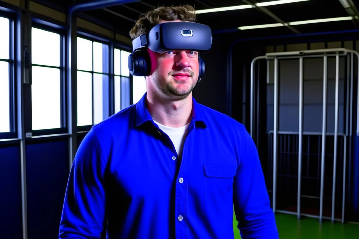 mark zuckerberg wearing VR