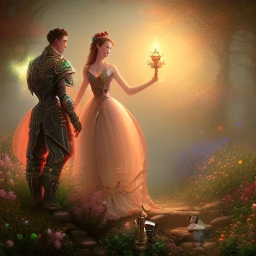 romantic fantasy spray painting