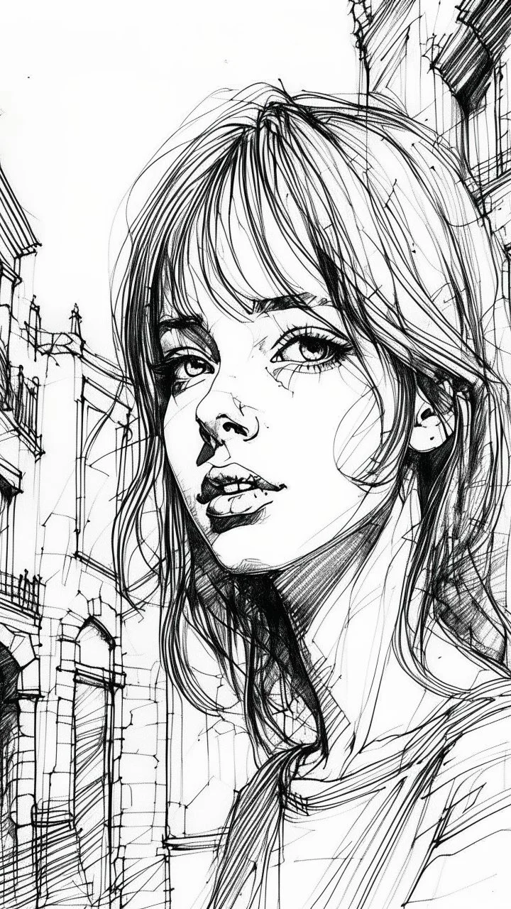 Fine line draw style