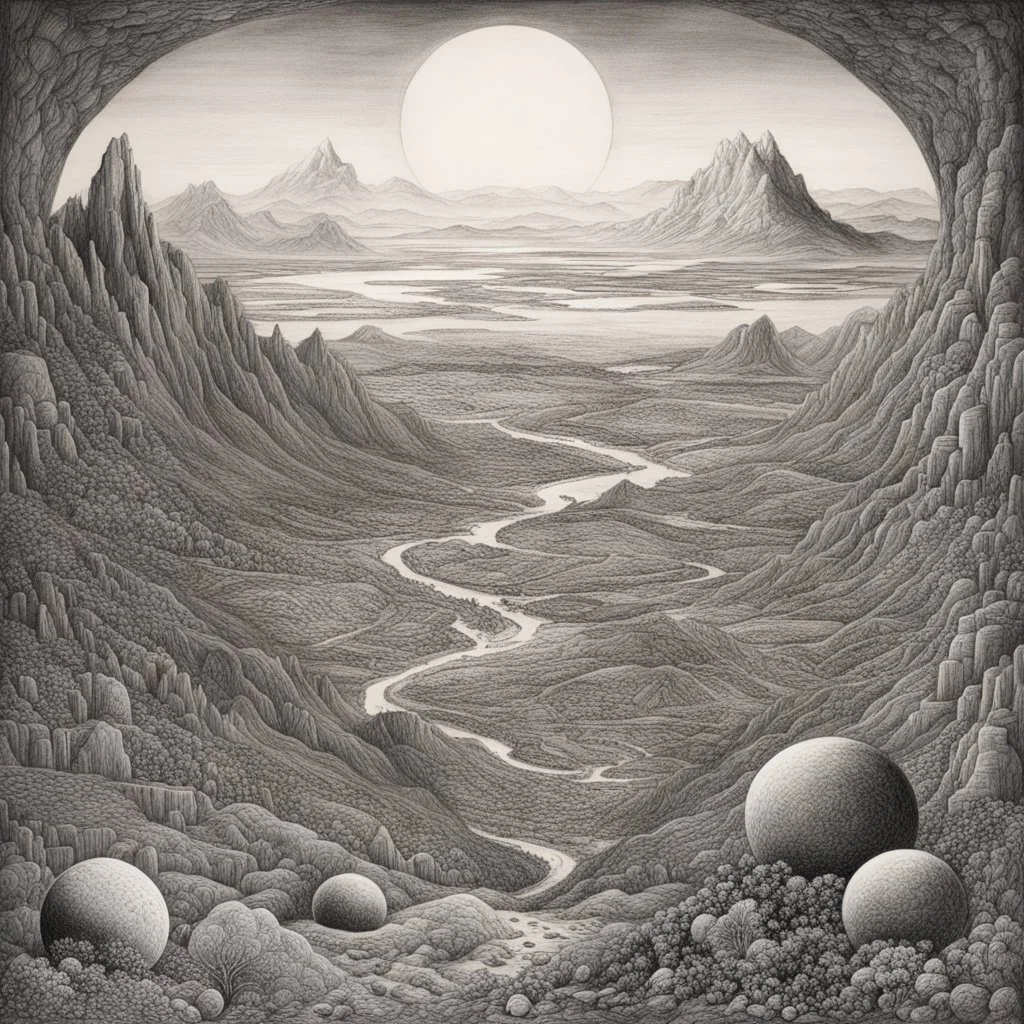 drawing by artist Otto Rapp: souvenirs of Utopia Planitia