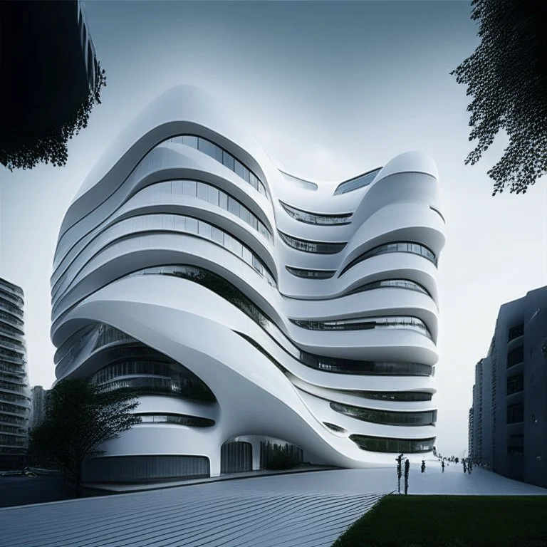 Edificio de apartamento Zaha Hadid arquitectura