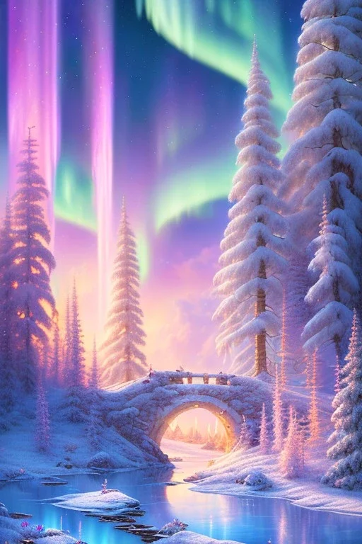  pink and white crystalline background，waterfall, northern Lights, full of details, smooth, bright sunshine，soft light atmosphere, light effect，vaporwave colorful, concept art, smooth, extremely sharp detail, finely tuned detail, ultra high definition, 8 k, unreal engine 5, ultra sharp focus