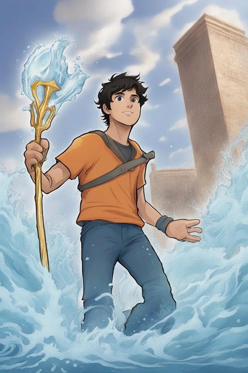 Percy Jackson with water powers