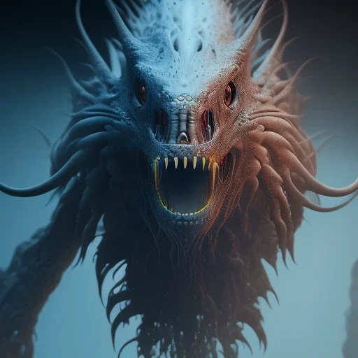 fluid ink creature, unreal engine 5, 8k resolution, photorealistic, ultra detailed