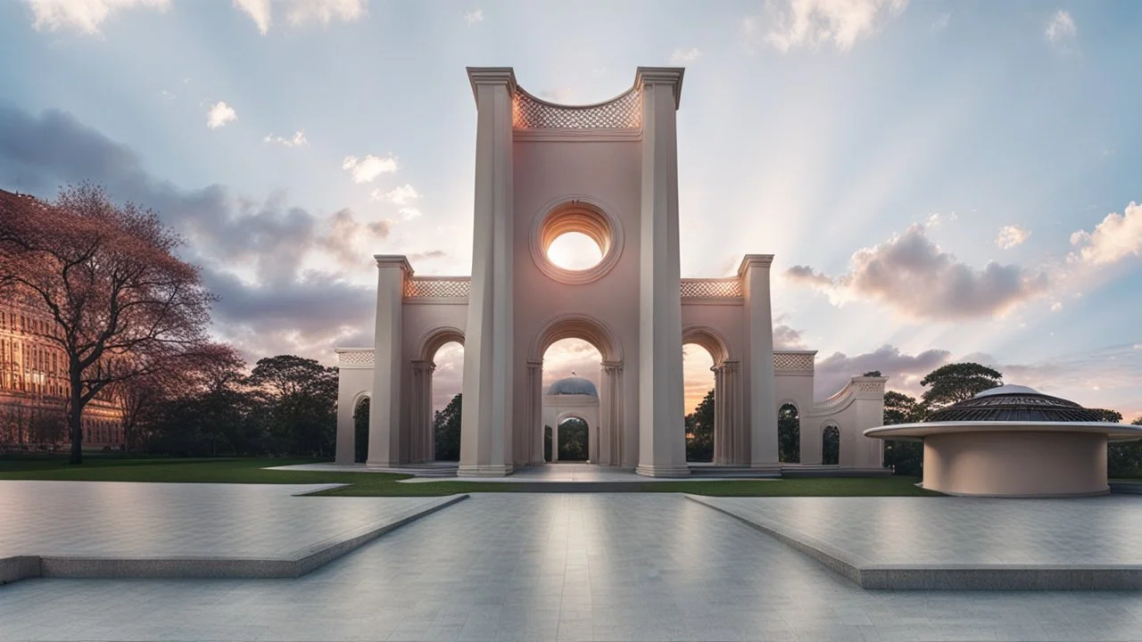 pretty sky at background