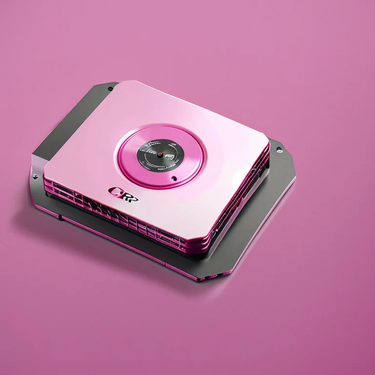 Pink CD-R design