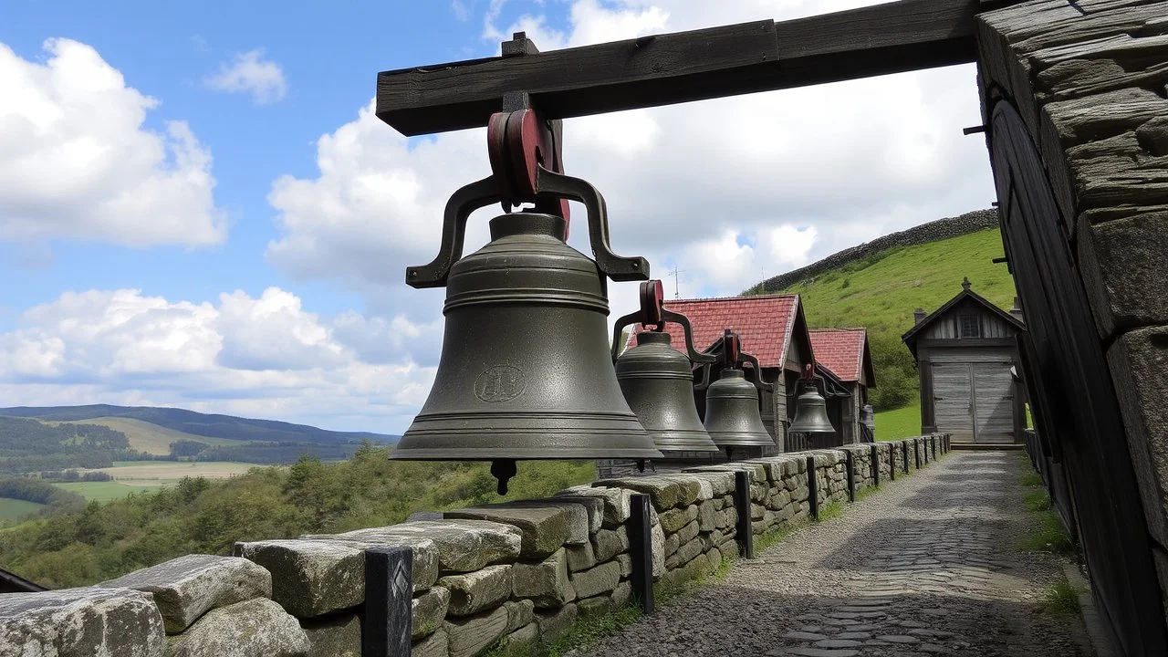 from the top of the roads the heavy metal bells in the same mill