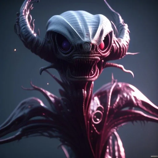 Horrific alien creature, unreal engine 5, 8k resolution, photorealistic, ultra detailed