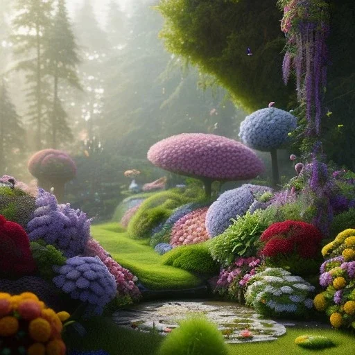 pixar style, volumetric summer garden environment and background, realistic painting of Nike sneaker, looking excited, volumetric lighting, dramatic lighting, detailed digital painting, extreme dense and fine fur, anime, ornate, colour-washed colors, elegant, small minutiae, tiny features, particulars, centered, smooth, sharp focus, renderman gofur render, 8k, uhd, detailed eyes, realistic shaded volumetric lighting, sunlight caustics, backlight, centered camera view