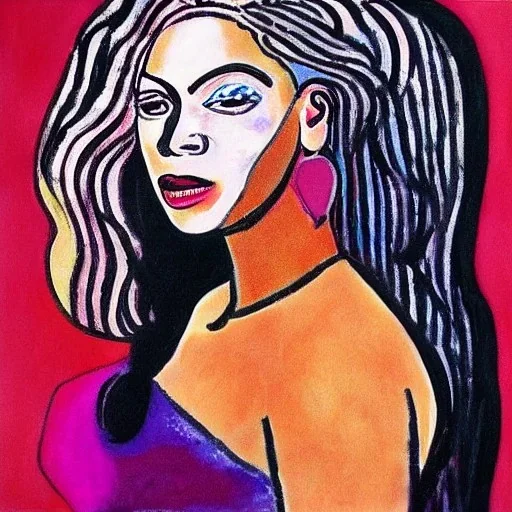 Beyonce portrait by picasso