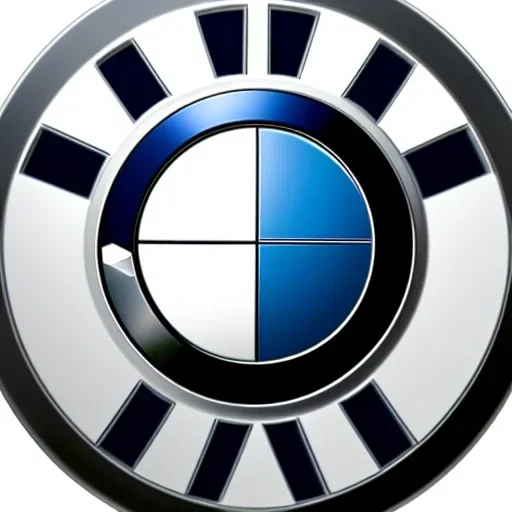 bmw brand blue metal logo