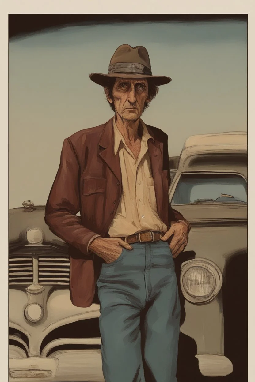 young Harry Dean Stanton by lee lee Sobieski