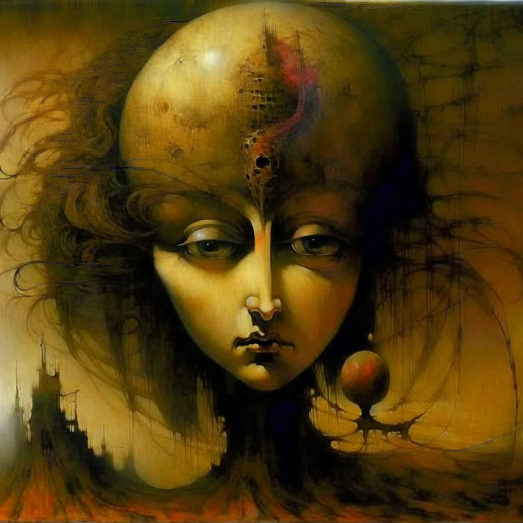 Science Fiction. Zdzisław Beksiński