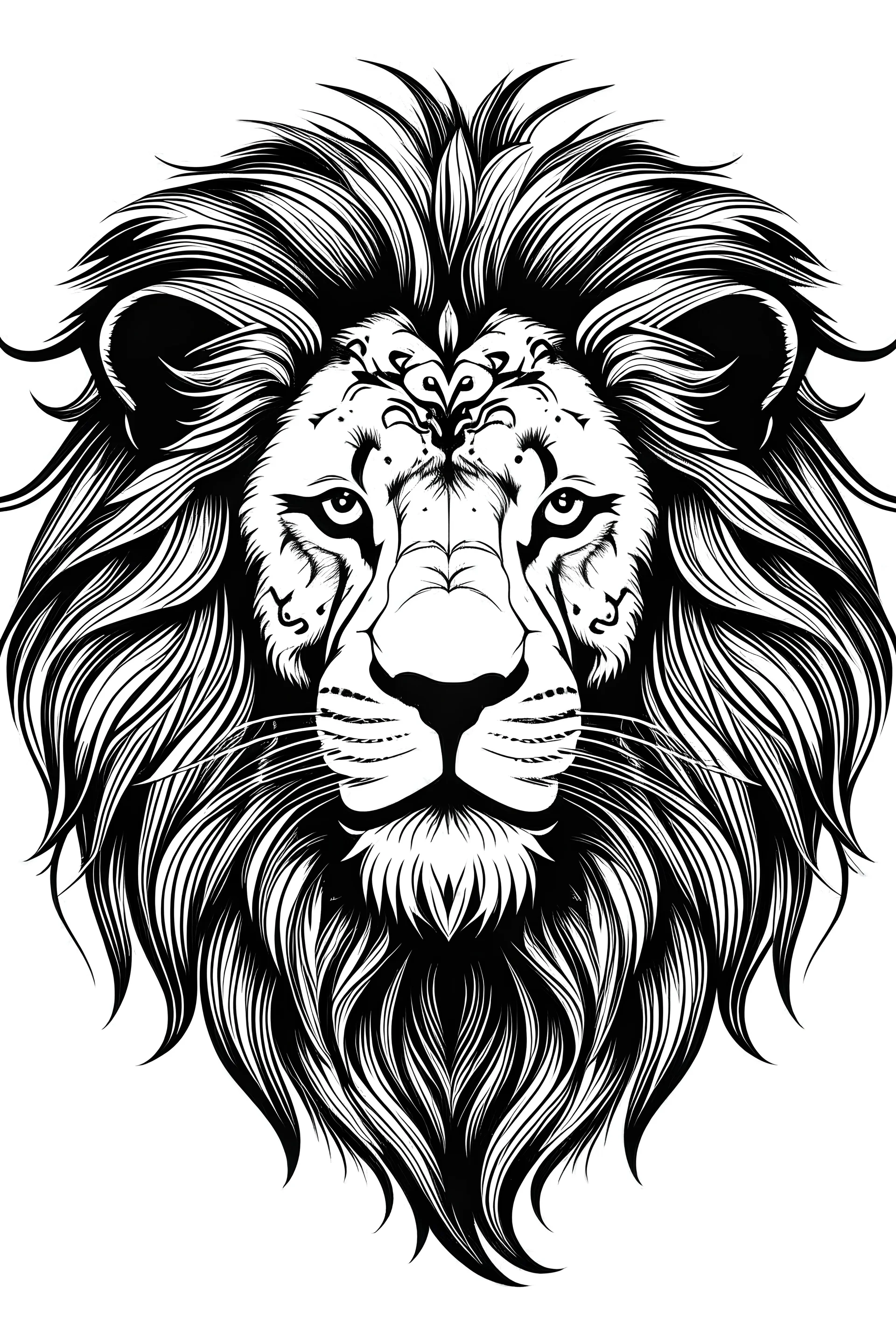 Simple Lion Drawing PNG, Vector, PSD, and Clipart With Transparent  Background for Free Download | Pngtree