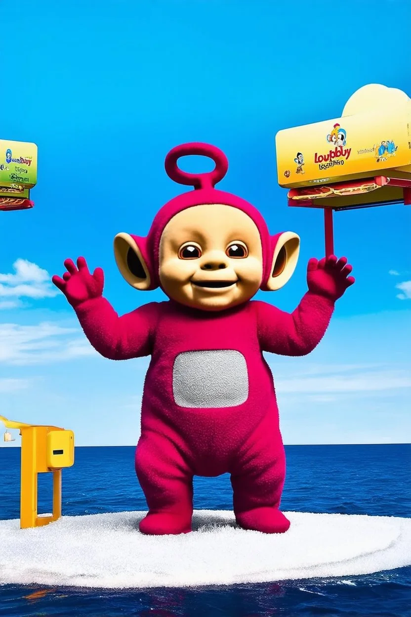 God is a giant Teletubby with billions of screens; Lowbrow