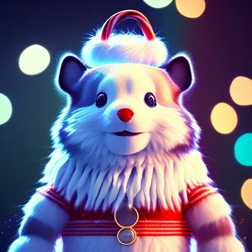 Woolitize, Kodak portra 4 0 0, candy cane,bokeh, utra realistic, ultra detailed 3d renderer, masterpiece, sharp focus,volumetric lighting, ultra photoreal, lens macro,hypermaximalist, unreal engine, HDR, UHD, 64K --v 4