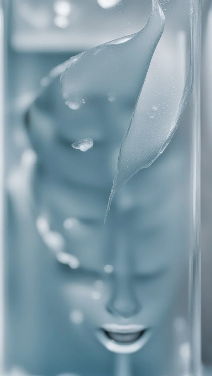 iced over glass