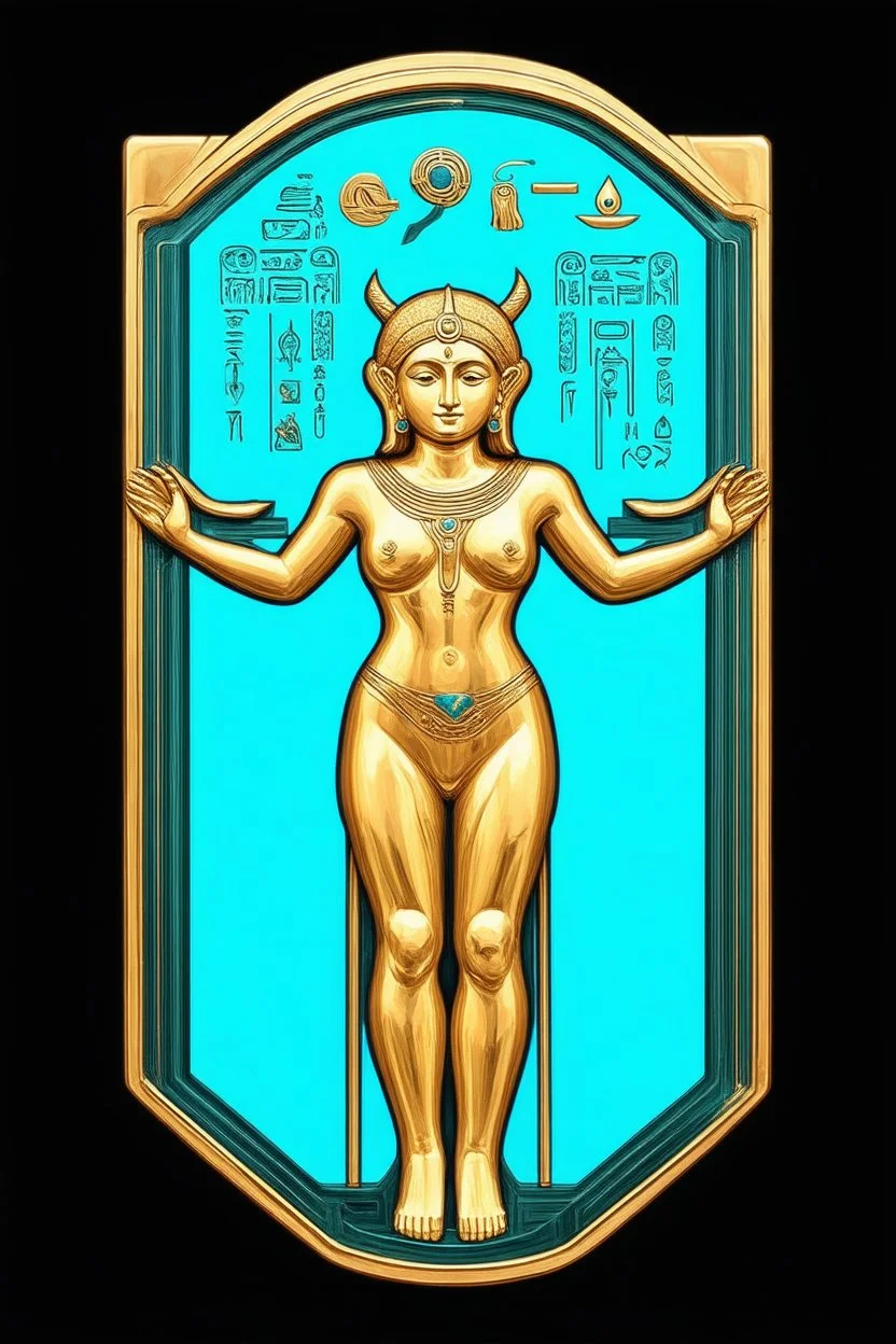 fusion between instinct and spirit; Art Deco Celestial Hieroglyphic Symbolism