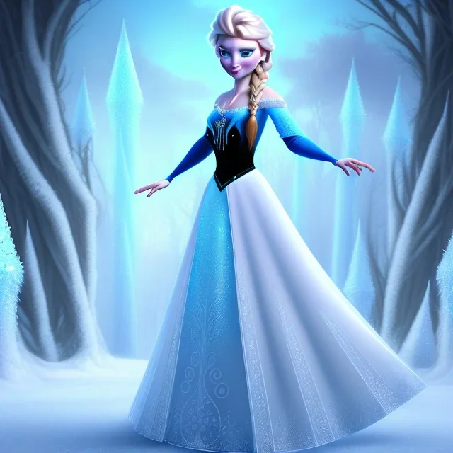 Frozen queen crystal dress