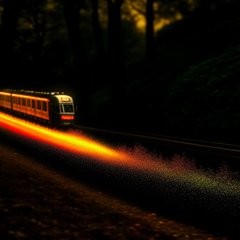 trainspotting, on a mission through the seasons, hills and trees, motion blur, 8k, downlight, soft light, depth of field, photorealism, trending on art station, lotsa detail