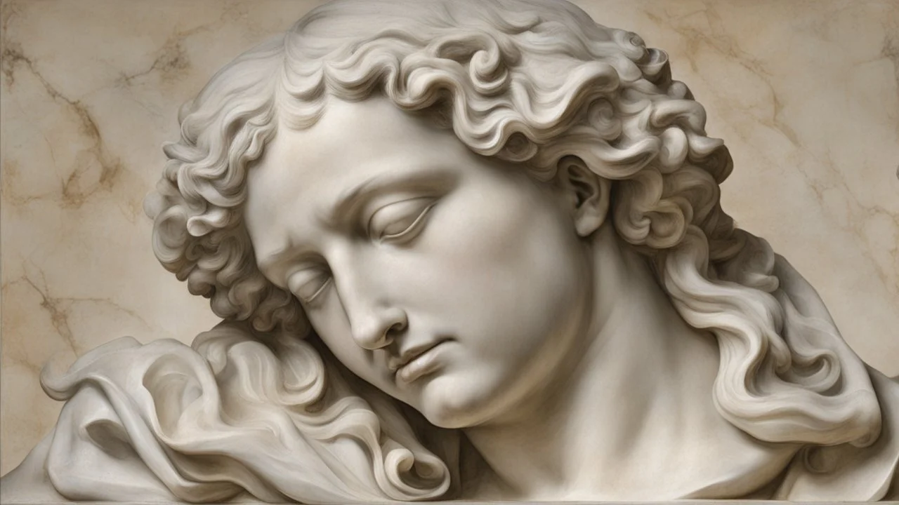 Marble sculpture by Andrea del sarto