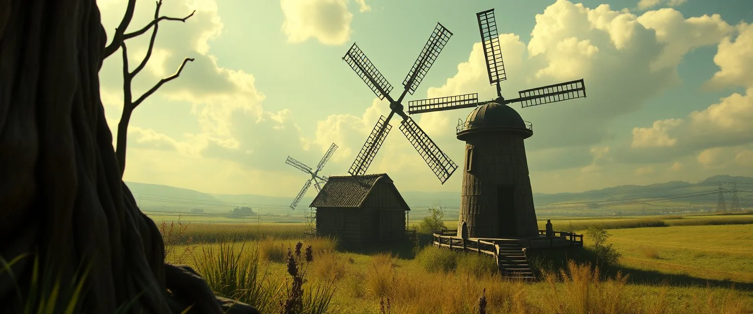 windmill scene from gorillaz music video