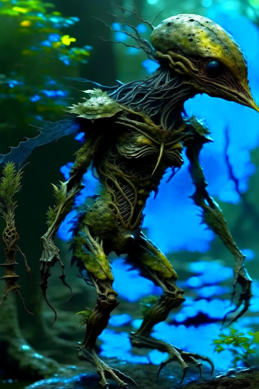 The Shrike creature as described in the Hyperion novel series. Photograph.
