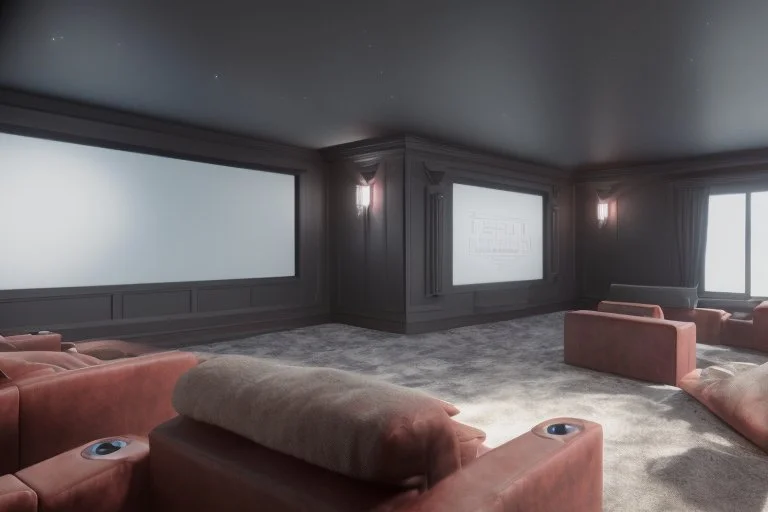 a dedicated home cinema room