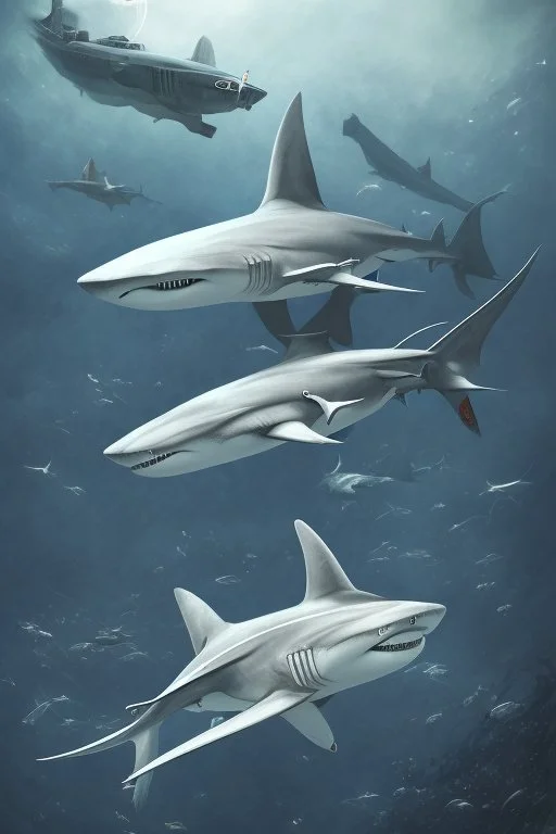 ideation air craft inspired by shark