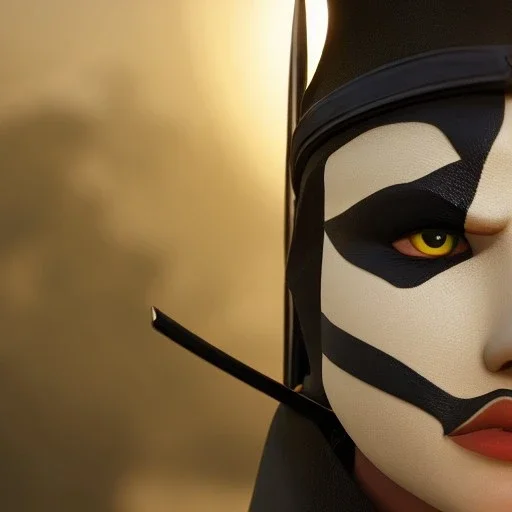 mask of zorro, illumination, brilliant coloring, smooth, sharp focus, crispy quality, vray; Pixar, Disney, Artstation; HD, HDR, SF, CGSociety, 16k, photorealistic, unreal engine