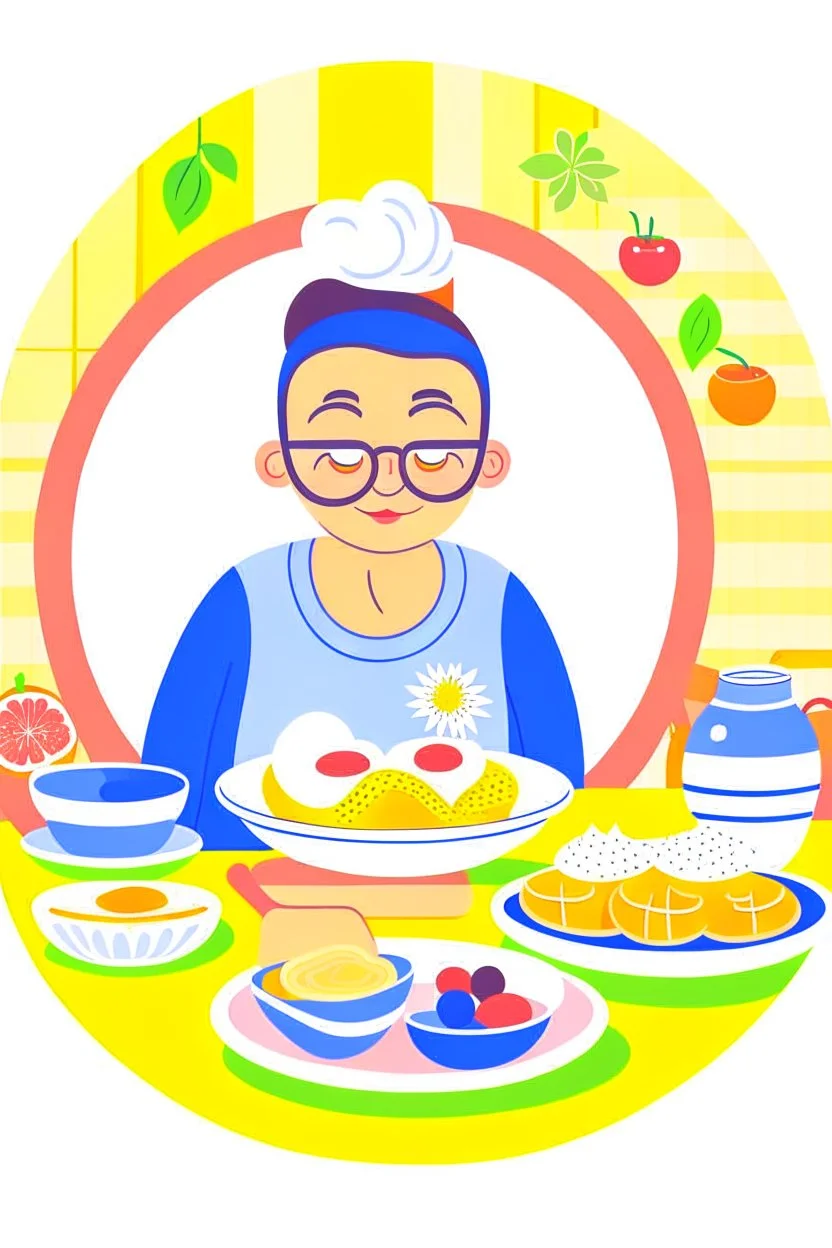 Grandma breakfast graphic