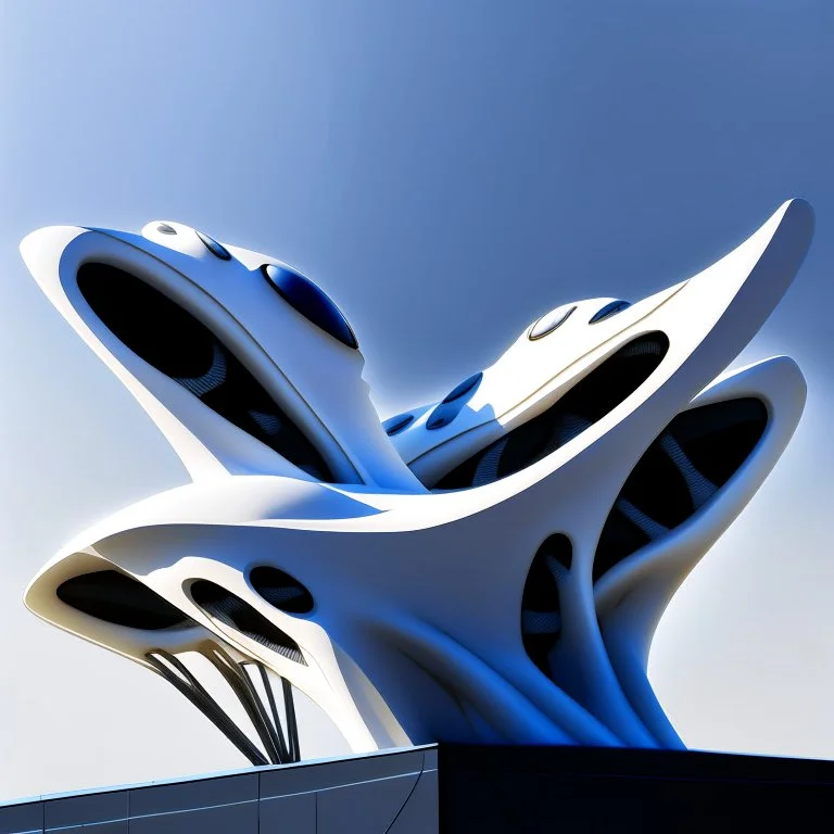 Ant architecture style Zaha Hadid 4k